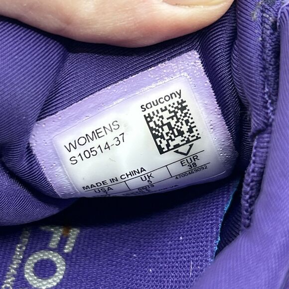 Saucony Women's 7  Running Shoe Ride ISO 2 S10514-37 Purple - Picture 12 of 12